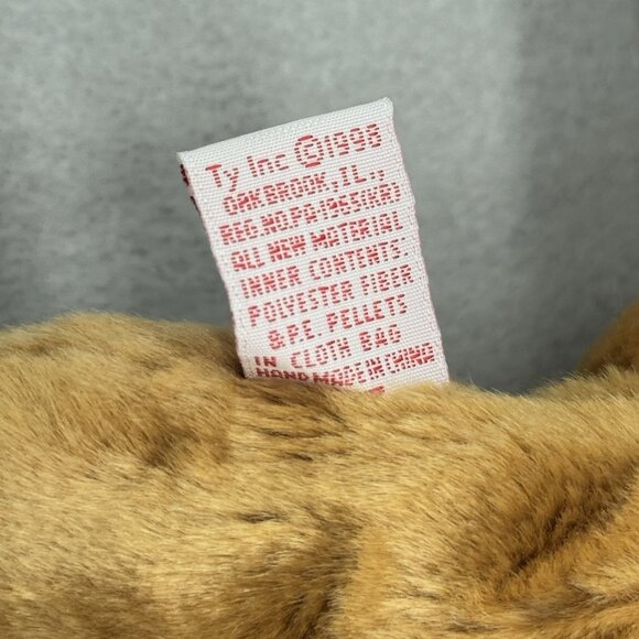 Vintage TY Beanie Buddies Humphrey Camel 1998 Brown Plush Stuffed Animal 11" - Picture 10 of 11